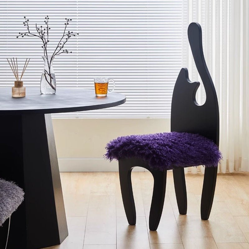 Tiffany Black Cat Dining Chair - Miola