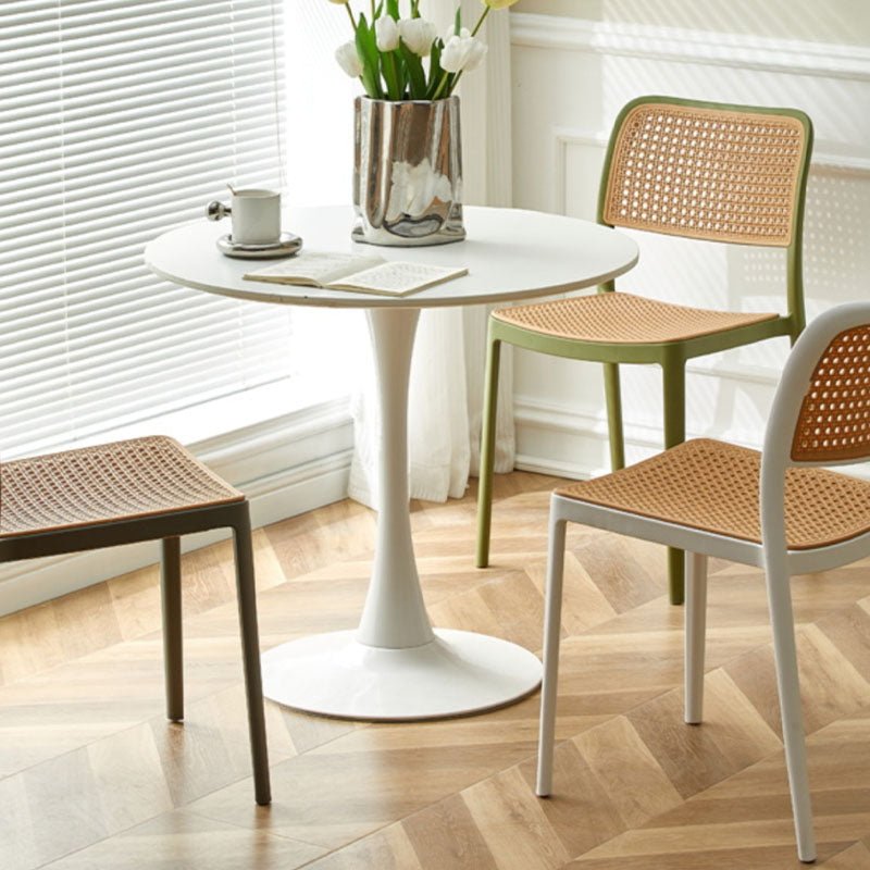 Ann Rattan Style Dining Chair, Plastic - Miola
