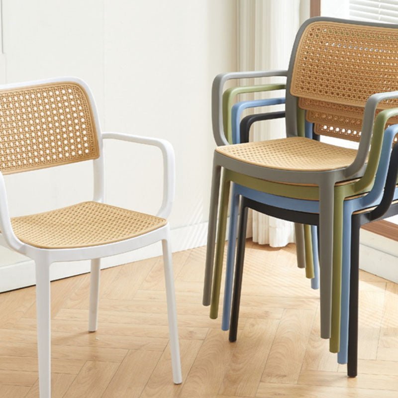 Ann Rattan Style Dining Chair, Plastic - Miola