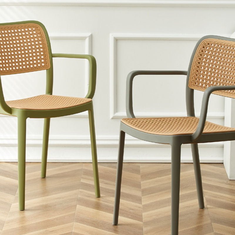 Ann Rattan Style Dining Chair, Plastic - Miola