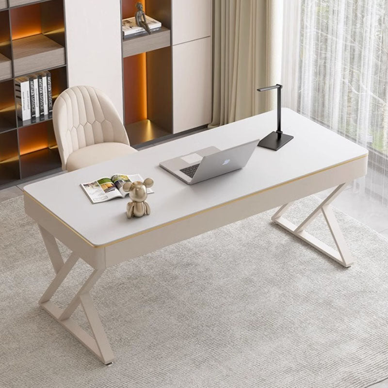 Versa Small Office Desk, Sintered Stone - Miola