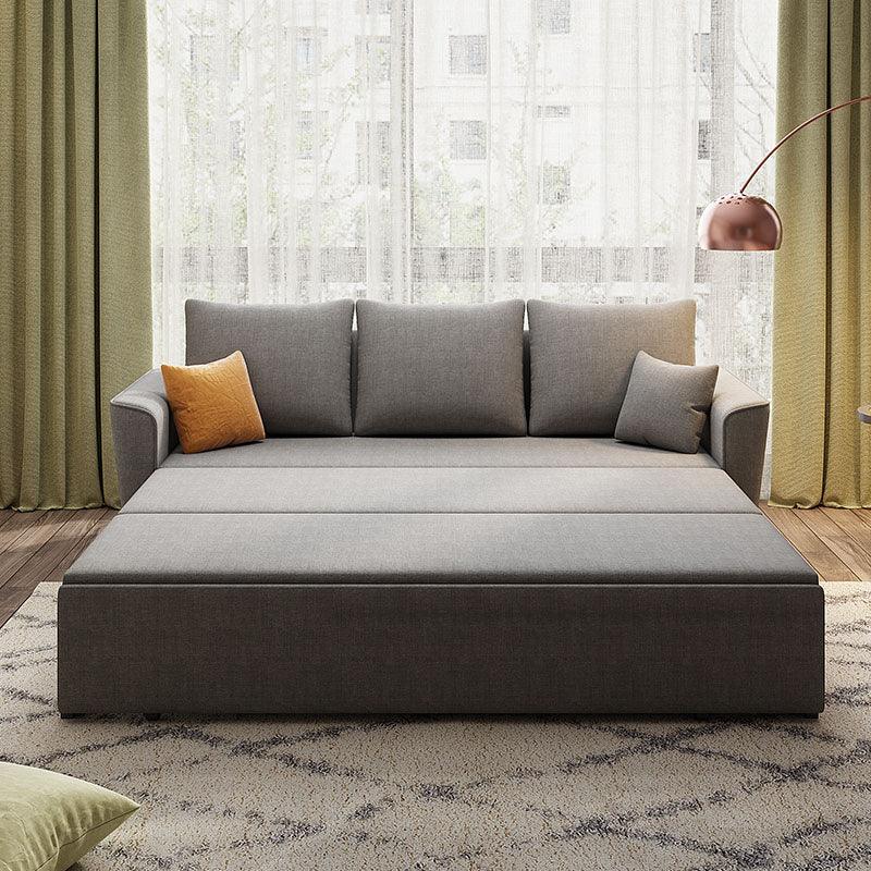 Gertrude Sofa Bed Single Seater, Two Seater, Linen - Miola