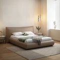 Kai King Size Bed With Storage, Super King Size With Storage, Real Leather - Miola