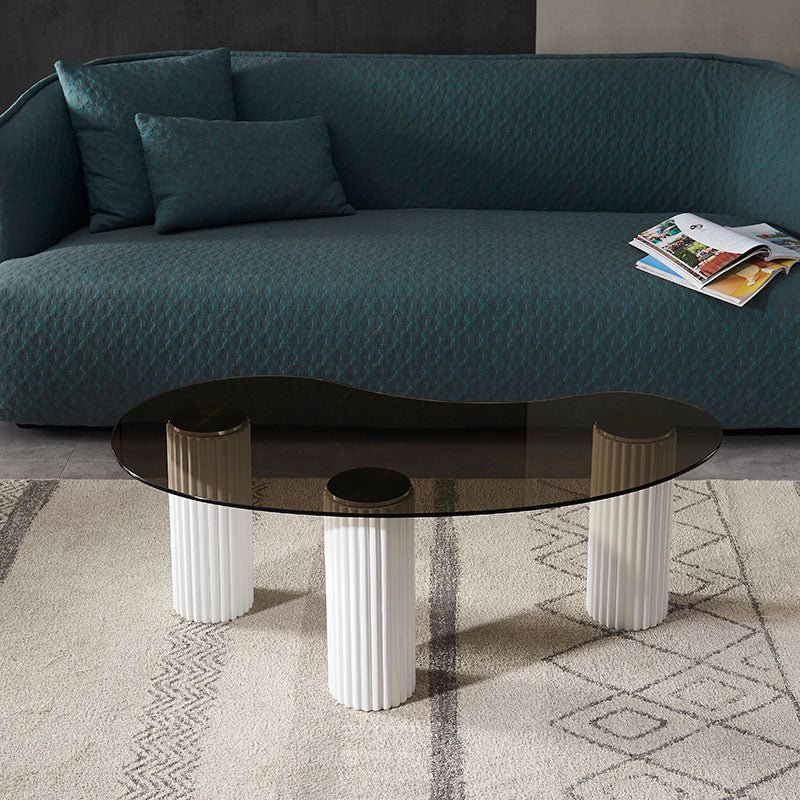 Lunar Coffee Table, Glass - Miola