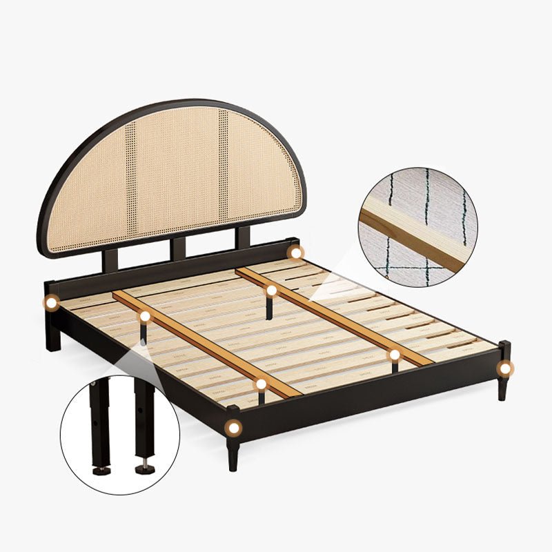 Heather King Size / Super King Size Bed, Rattan - Miola