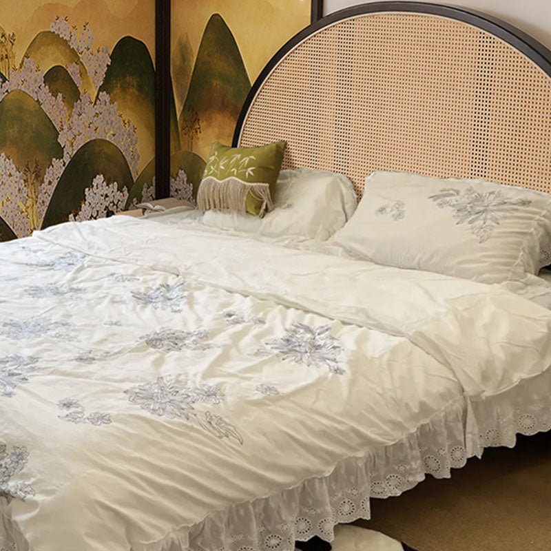 Heather King Size / Super King Size Bed, Rattan - Miola
