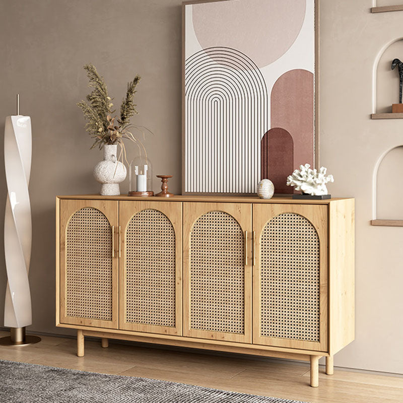 Celeste Rattan Sideboard, Pine Wood