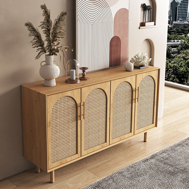 Celeste Rattan Sideboard, Pine Wood