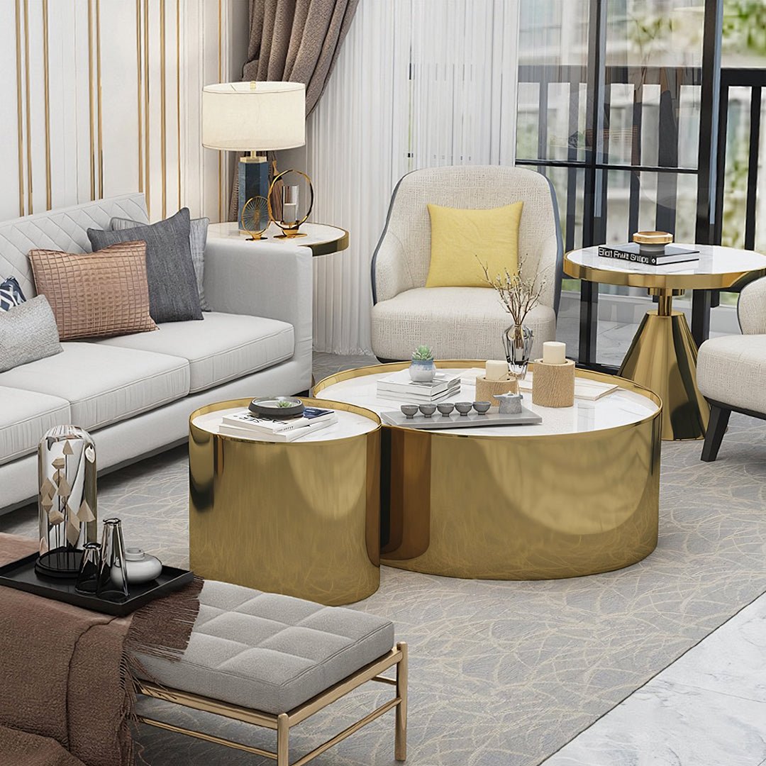 Luxury Coffee Table Set, Sintered Stone - Miola