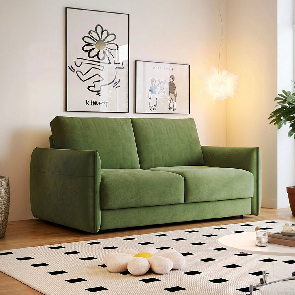 Kaur Two Seater Sofa Bed, Pull Out Sleeper Sofa Bed, More Colours - Miola