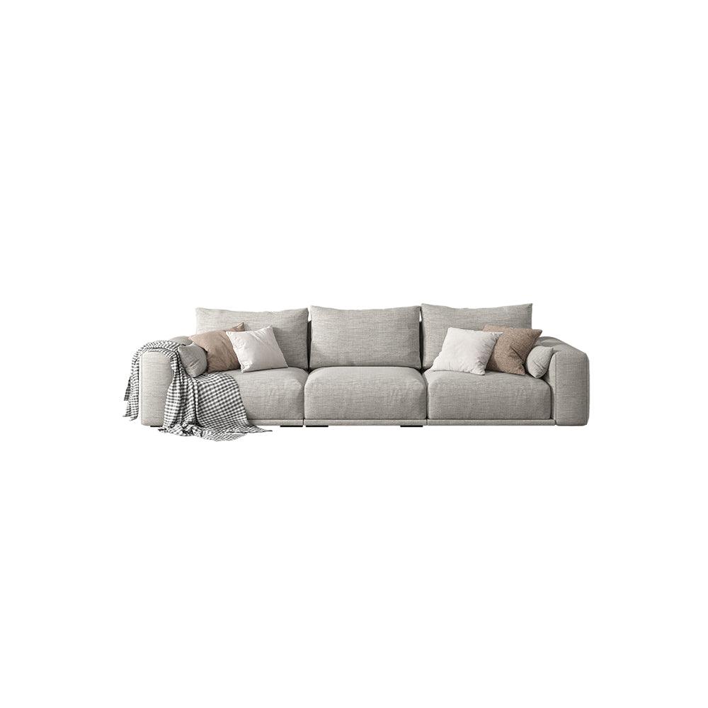 Frances Two Seater Sofa, Cotton Linen - Miola