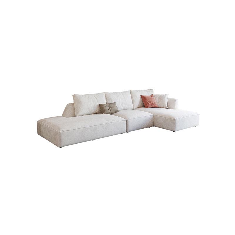 R77 Dexter Two Seater Corner Sofa, Leathaire - Miola