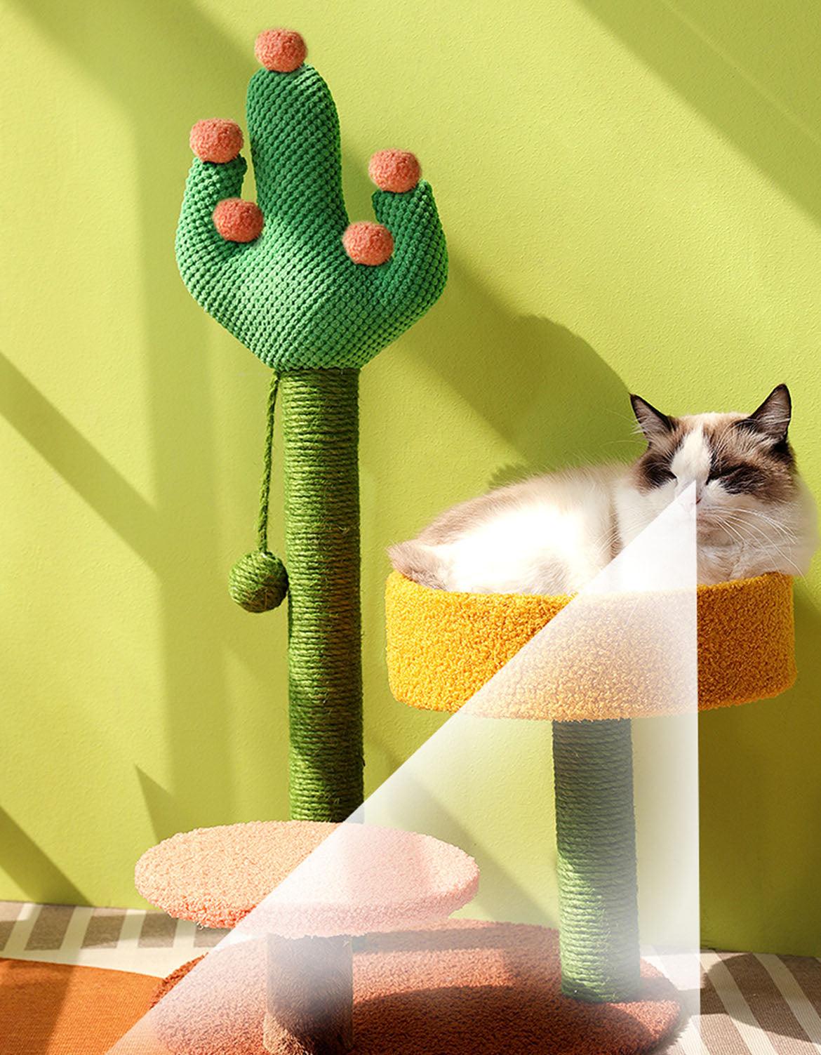 Ola's Cactus with Bed, Cat Toy, Climbing tree - Miola