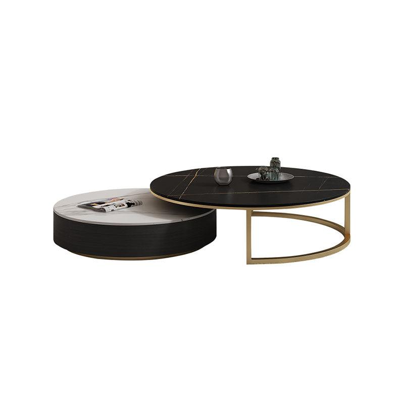Bigbiglife Nesting Coffee Table With TV Stand, Sintered Stone - Miola