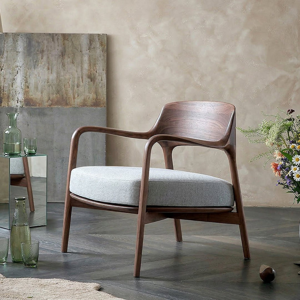 Hans Wegner Inspired Armchair, Dark Oak - Miola