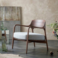 Hans Wegner Inspired Armchair, Dark Oak - Miola