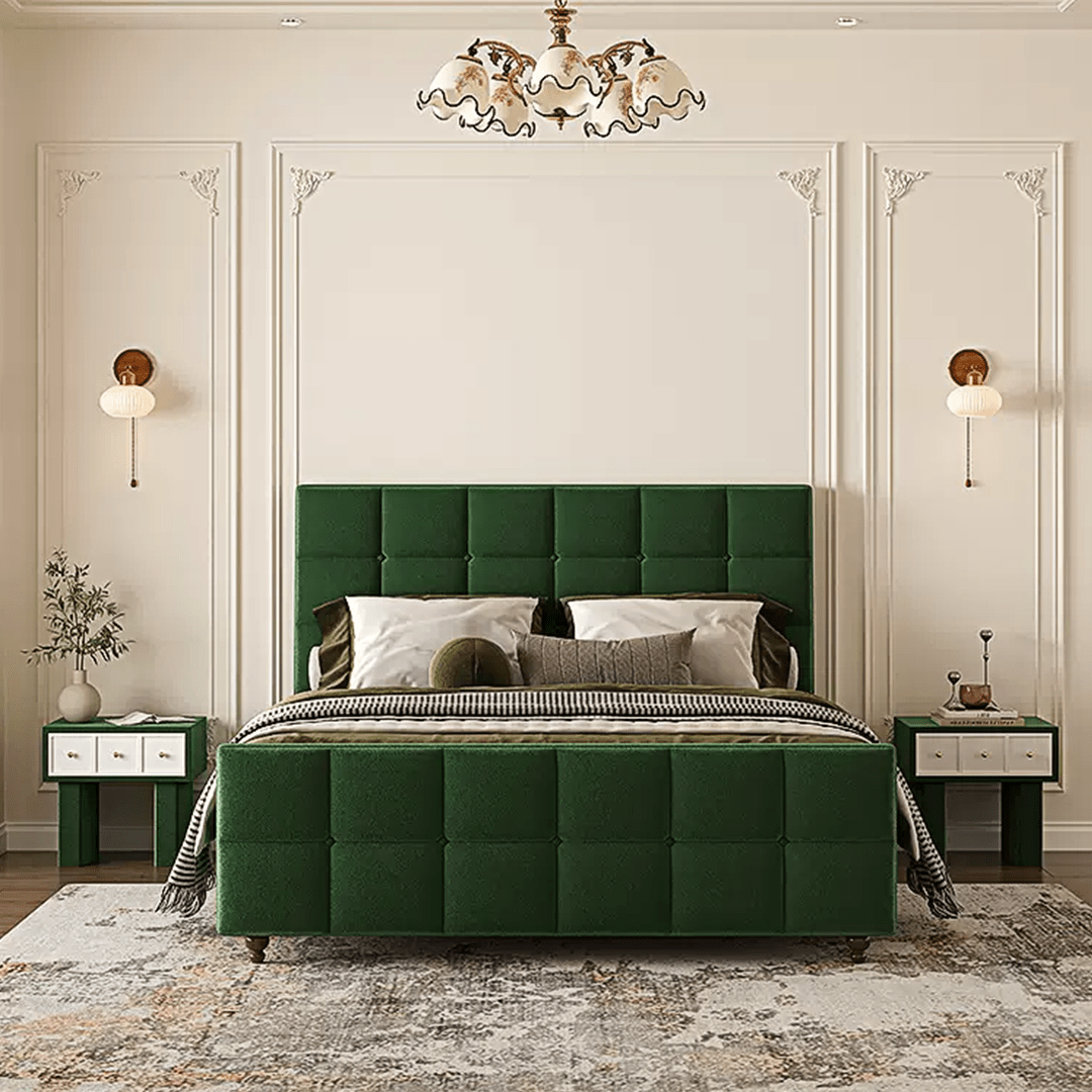 Thessaly Modern Double Bed - Miola