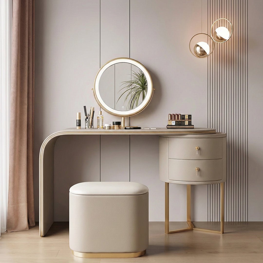Noorali Dressing Table with Mirror, More Colors Available - Miola