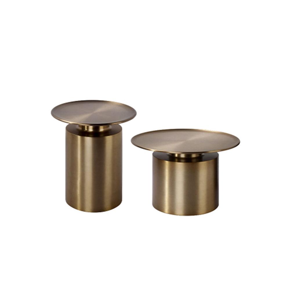Tevis Coffee Table, Gold - Miola