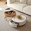 Amanda Living Room Set, Amanda Coffee Table and TV Stand, Light Oak - Miola