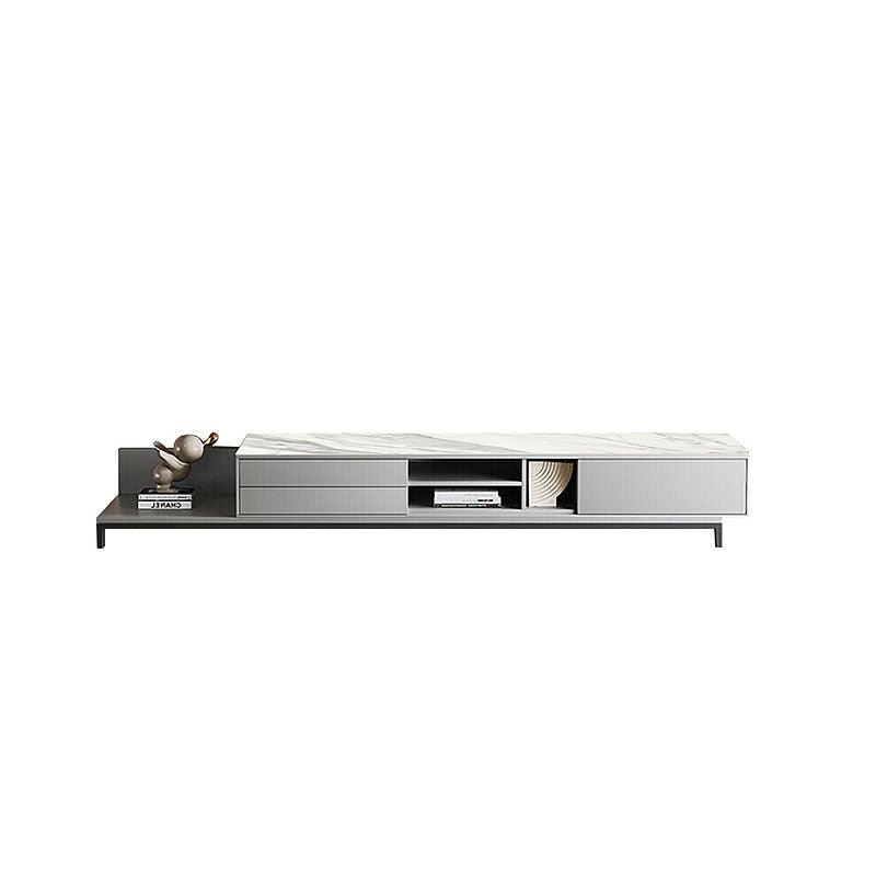 CHI Morden Round Nesting Coffee Table With TV Stand, Black Leg - Miola