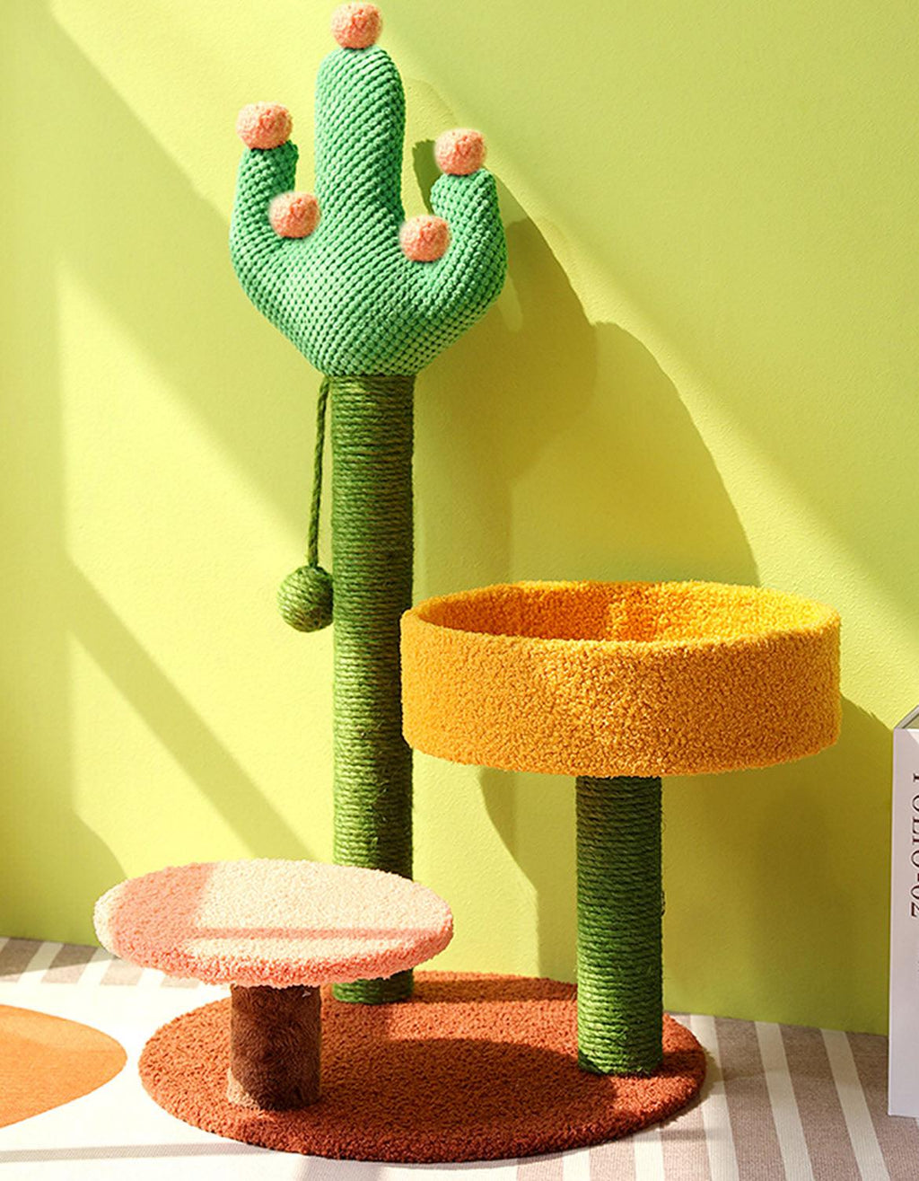 Ola's Cactus with Bed, Cat Toy, Climbing tree - Miola