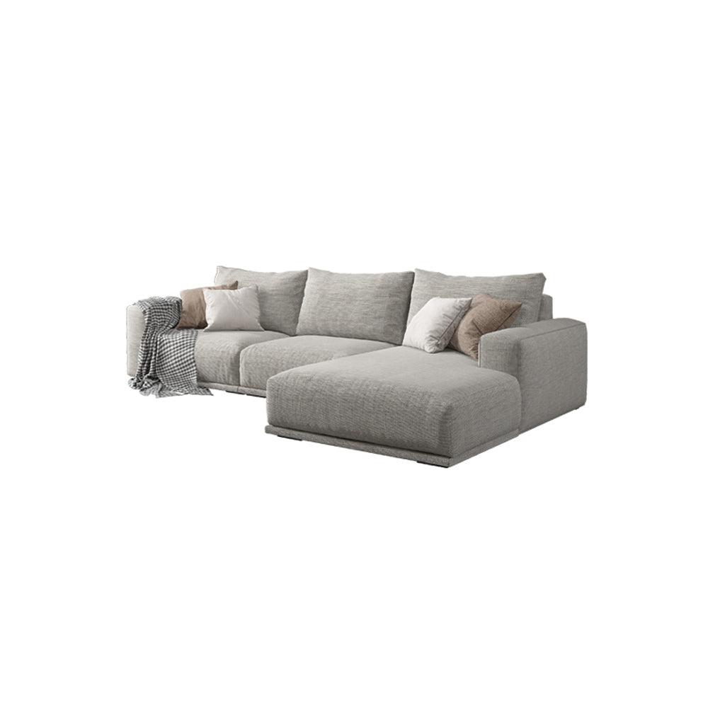Frances Three Seater Corner, Four Seater Corner Sofa, Cotton Linen - Miola