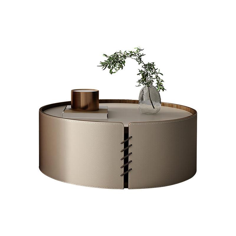 Rossi Nesting Coffee Table, Light Grey & Orange - Miola