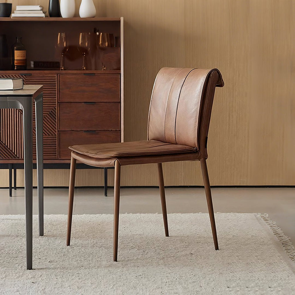 D'Amato Dining Chair, Leather - Miola