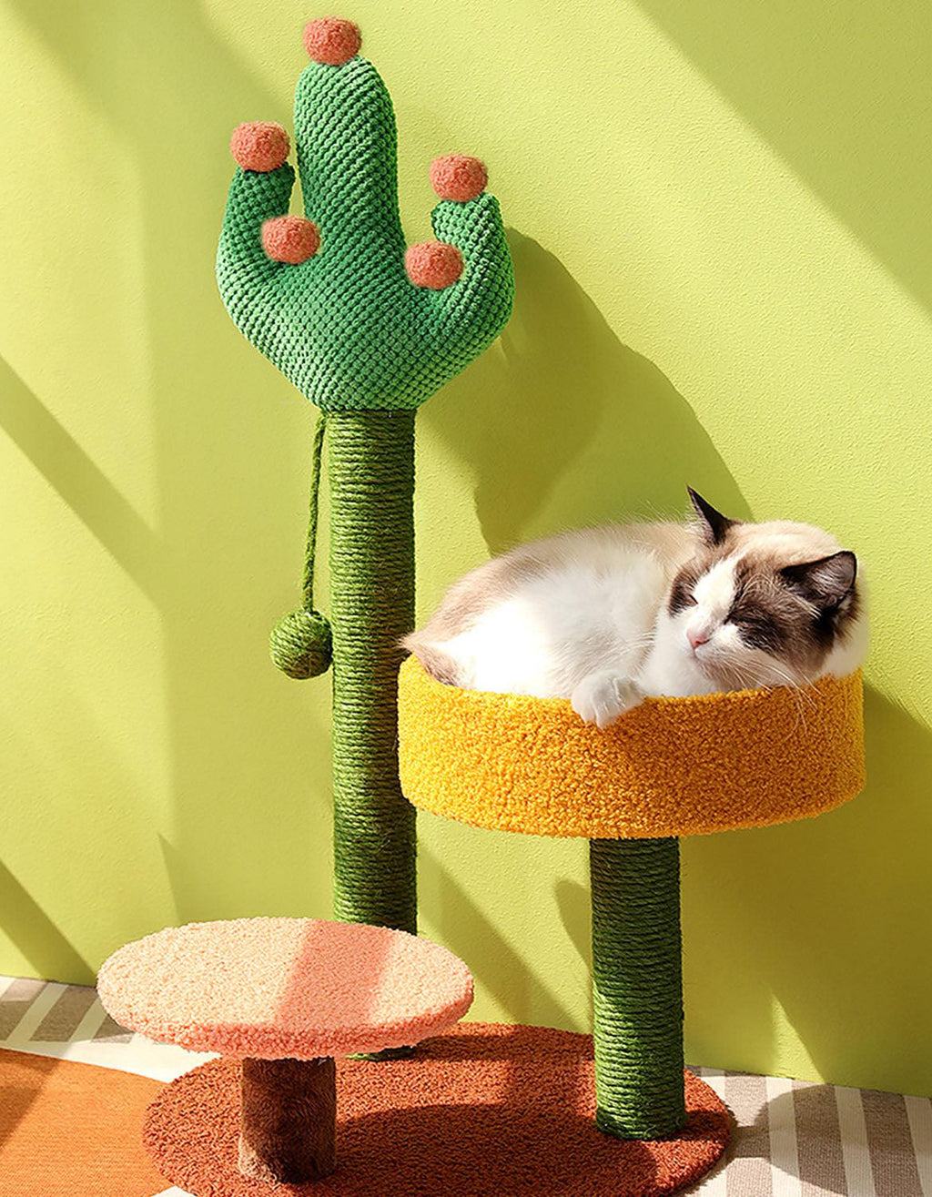 Ola's Cactus with Bed, Cat Toy, Climbing tree - Miola