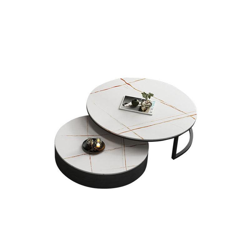 Kahoo Nesting Coffee Table, TV Stand, Sintered Stone - Miola