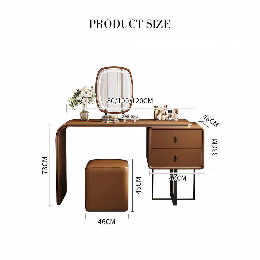 Nelson Dressing Table, Brown, More Colours Available - Miola