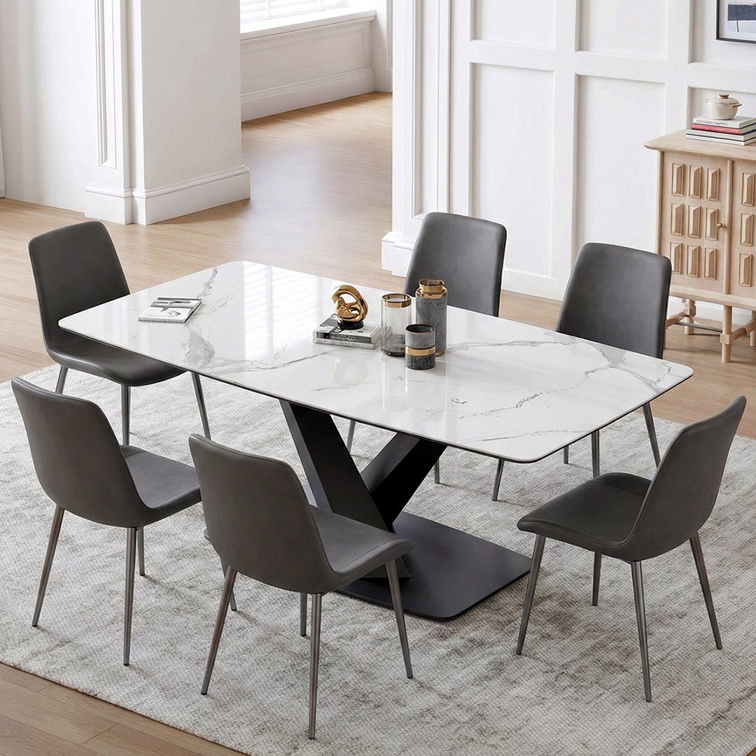 Sanders Dining Table, Sintered Stone - Miola