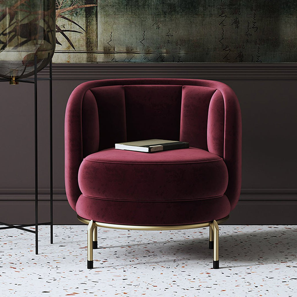 Carver Accent Lounge Chair, Purple - Miola