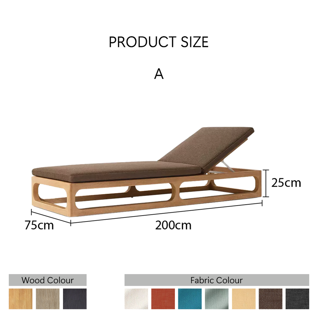 Marina Reclining Outdoor Sun Lounger, Daybed