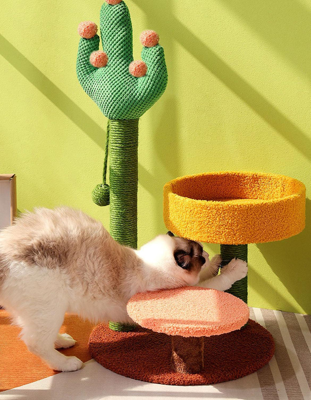Ola's Cactus with Bed, Cat Toy, Climbing tree - Miola