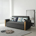 Mavis Two Seater Sofa Bed, Dark Grey - Miola