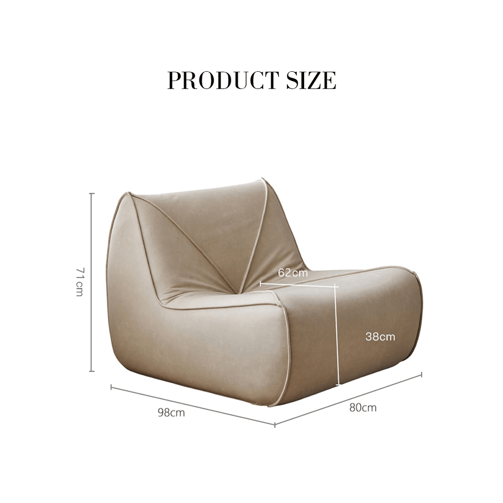 Asaro Lounge Chair For Living Room, Leathaire - Miola