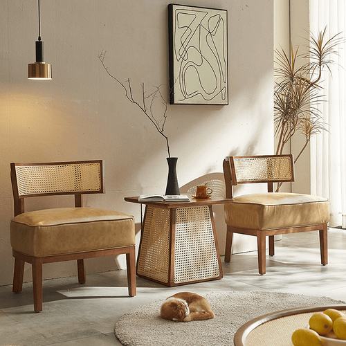 Alexa Rattan Lounge Chair, Armchair - Miola