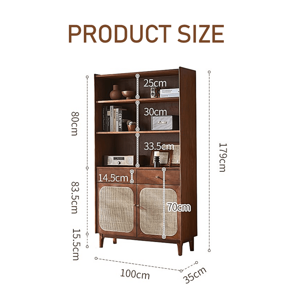 Ruby Tall Sideboard, Antique Sideboard - Miola