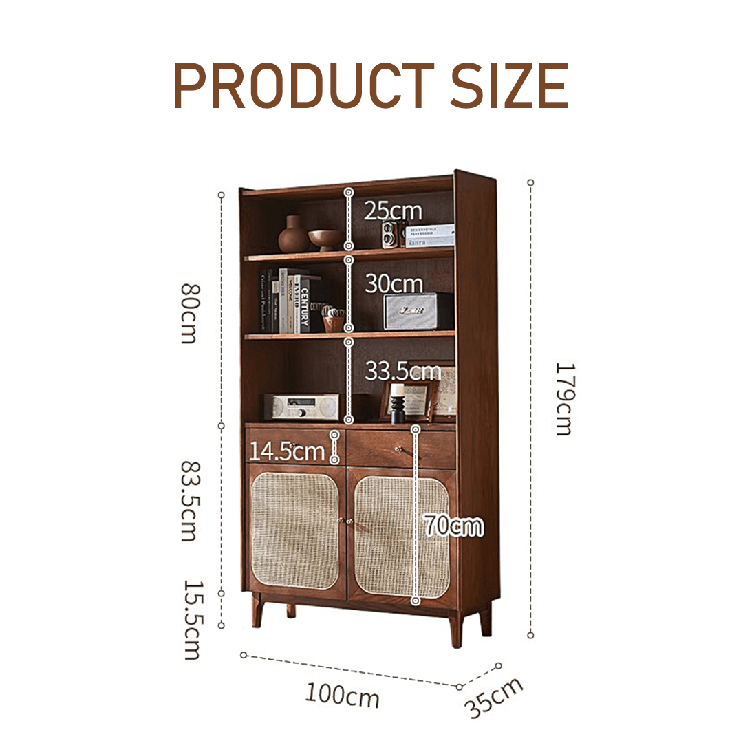 Ruby Tall Sideboard, Antique Sideboard - Miola