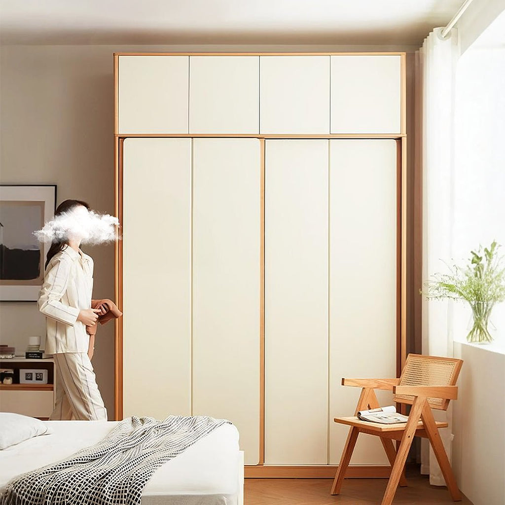 Soriano Sliding Door Wardrobe, Wood - Miola