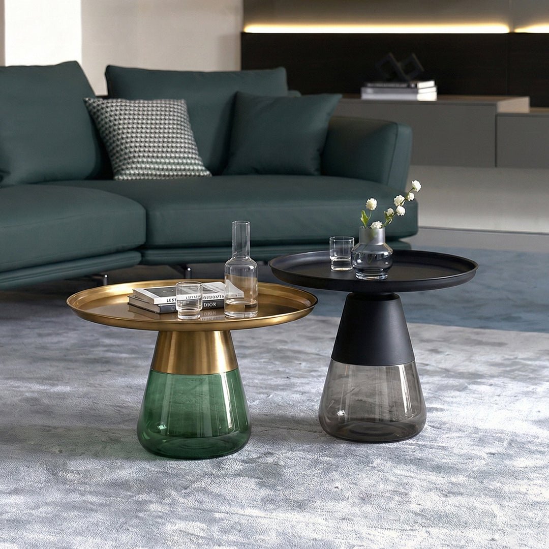 Eros Coffee Table, Glass - Miola