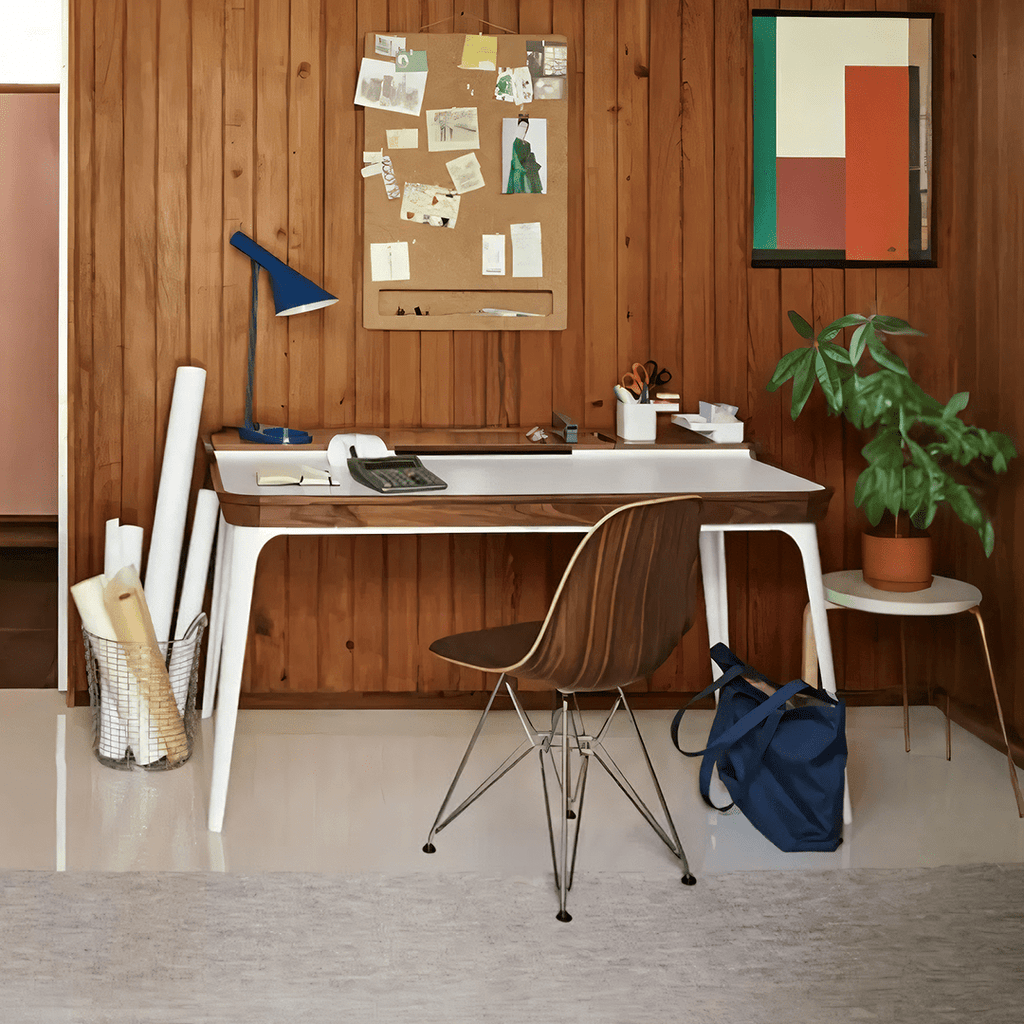 Brannan Office Desk, Wood - Miola