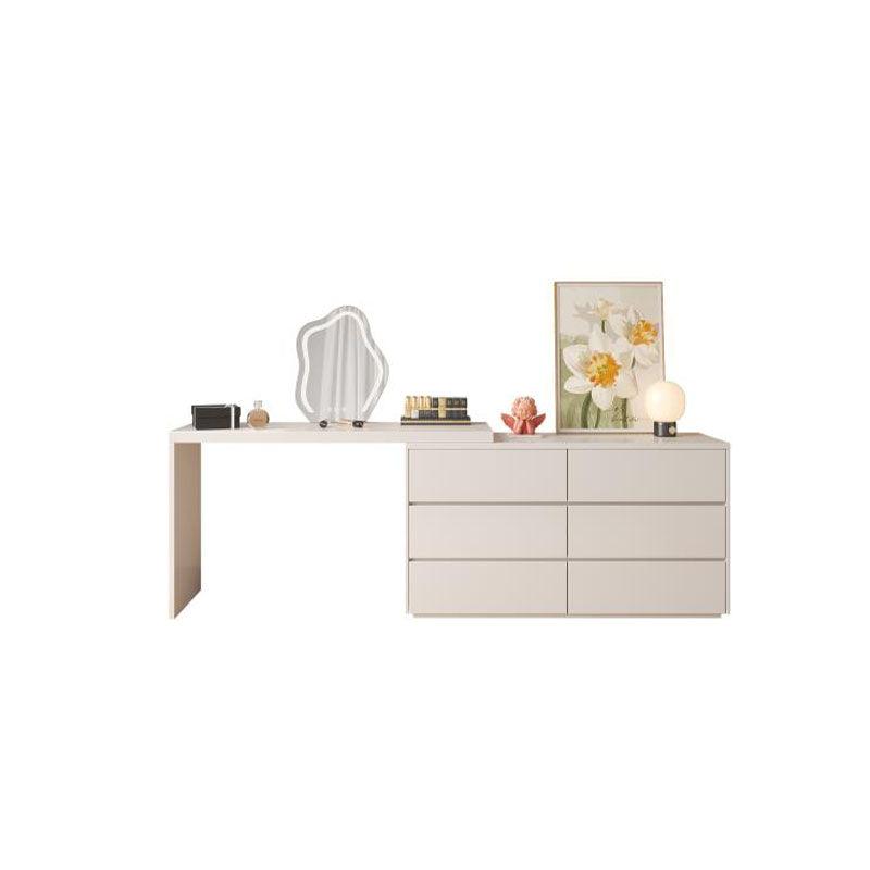 Nevada Dressing Table with Sideboard & Stool - Miola