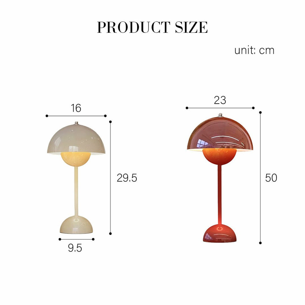 Villanueva Table Lamp, Mushroom Lamp - Miola