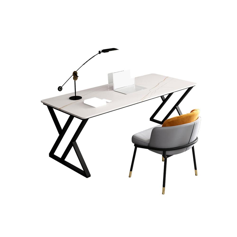 Simone Office Desk, Sintered Stone - Miola
