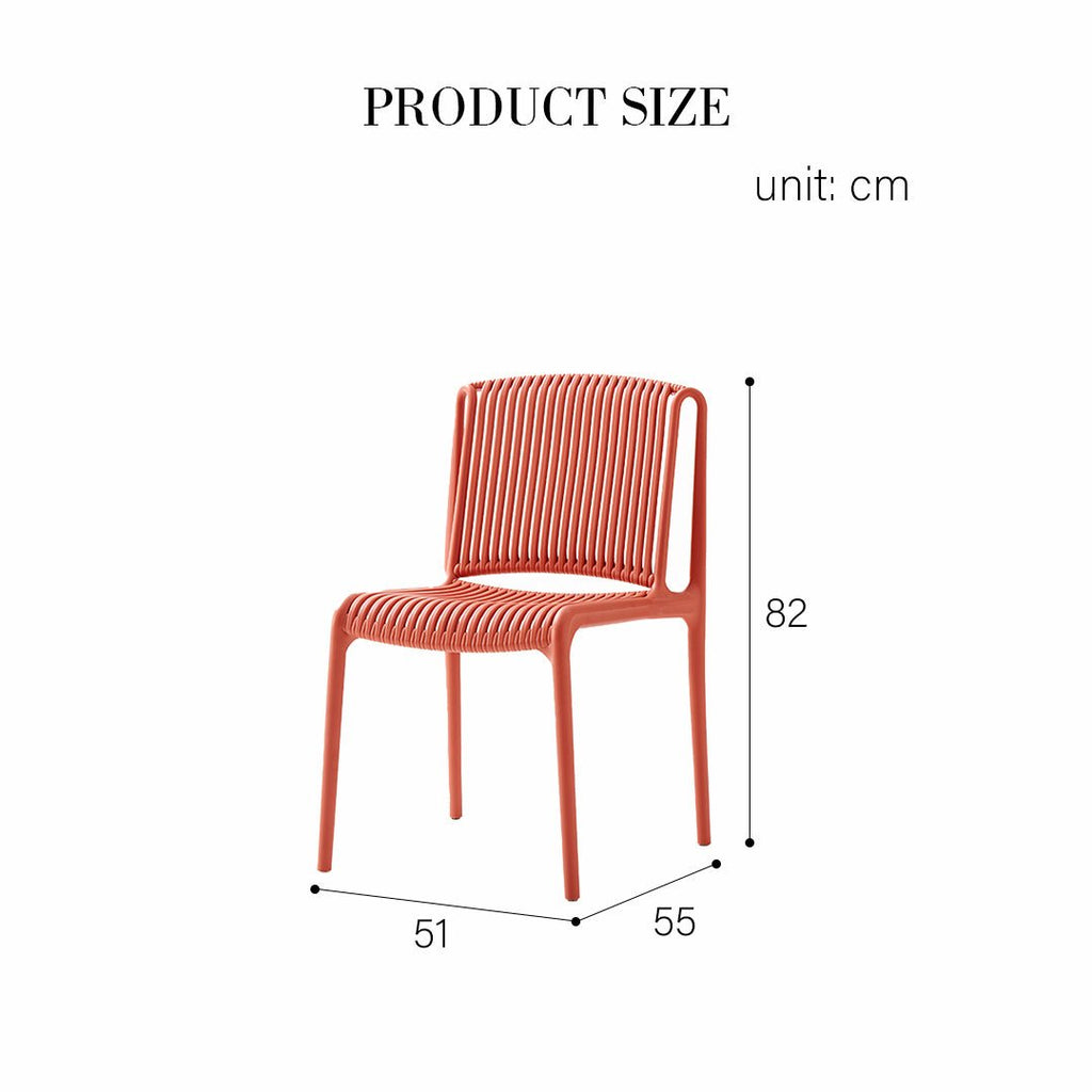 Upton Plastic Dining Chair - Miola