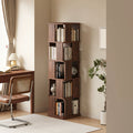 Vasiliev Rotating Bookshelf, Freestanding Shelving Unit, Solid Wood - Miola