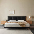 Ines Floating Bed, King Size, Super King Size Bed, Real Leather - Miola